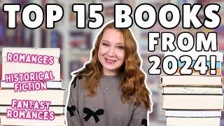 MY TOP BOOKS FROM 2024  | best books of 2024 | fantasy romance, romances & historical fiction