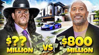 The Rock vs The Undertaker - WWE Stars Lifestyle Battle