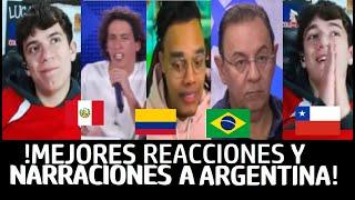 REACCION de CHILENOS BRASILEROS Y PERUANOS CALIENTES por la VICTORIA ARGENTINA a CANADA
