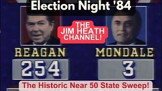 Reagan's Epic Victory Over Mondale On Election Night 1984