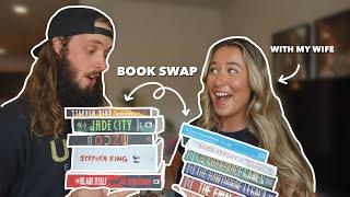Swapping Books With My Wife For A Week | Reading Vlog