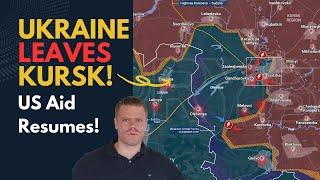 The End in Kursk; US Resumes Aid! Ukraine SITREP