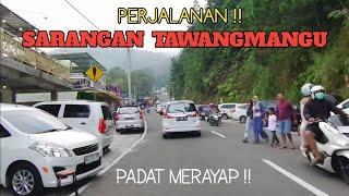 1 januari 2024 di jalan yang pemandangan super indah Sarangan Tawangmangu, sore hari rame banget .!