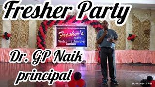 fresher Party | Principal Sir Performance |