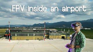 FPV inside an airport