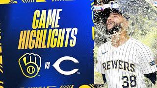 Reds vs. Brewers Game Highlights (8/10/24) | MLB Highlights