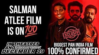 SALMAN KHAN'S BIGGEST FILM WITH ATLEE KUMAR | 100% CONFIRMED | HUGE SURPRISE