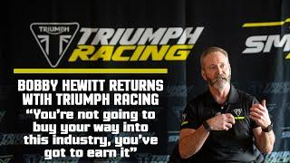 Bobby Hewitt to Lead Triumph Racing into AMA Supercross and Pro Motocross