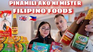 Pinamili Ako ni Mister ng Filipino Food | British Filipina Life in UK | Asian Food in UK