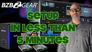 Mobile Live Production Studio - NewTek TriCaster Mini 4K & BZBGEAR NDI PTZ Cameras