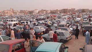 Sunday Cars Market in Karachi Pakistan 2020 | Custom Paid Cheap Cars | Used Car Bazaar