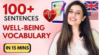 How to Talk About Illness and Health in English || 100+ Medical Vocabulary Words (Free PDF)