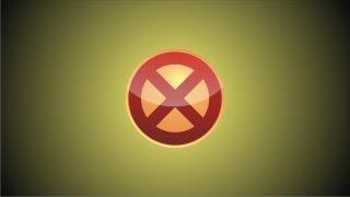 Draw X-Men Logo in Coreldraw (Timelapse)