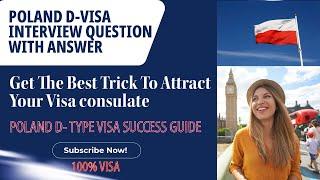 Poland visa interview question and answer | #2024