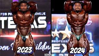 Andrew Jacked 2023 VS 2024 Texas Pro Physique Comparison