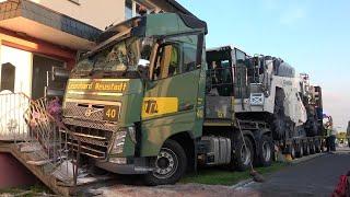 LKW fuhr in Wohnhaus - Fahrer verstorben - Hoher Sachschaden in Windhagen am 04.05.22 + O-Ton