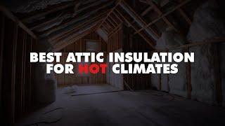 Best Attic Insulation for Hot Climates: Keep Your Home Cool!