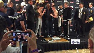 (WHOA) RYAN GARCIA & JAYSON VELEZ NEAR BRAWL AT WEIGH IN!! BOTH RIPPED AND READY TO ROCK