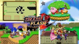 Super Smash Flash 2 - All Victory Themes | From v0.7 to Beta