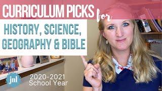 FAMILY HOMESCHOOL CURRICULUM CHOICES (2020-2021) | Apologia, Beautiful Feet Books, Unit Studies