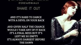 Florence + the Machine - Shake It Out (Lyrics)