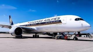 SINGAPORE AIRLINES AIRBUS A350: Cabin Tour, Seats and Walkaround