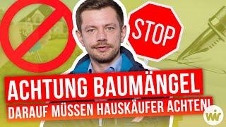 BAUMÄNGEL die JEDER Hauskäufer kennen muss - Interview Bausachverständiger Peter Ossadnik