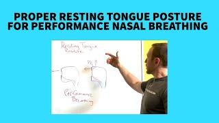 Proper Resting Tongue Posture for Performance Nasal Breathing