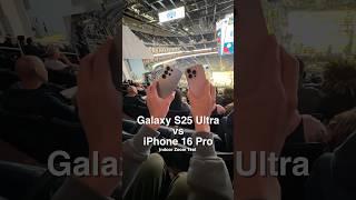 Galaxy S25 Ultra vs iPhone 16 Pro Indoor Zoom Test!