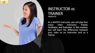 INSTRUCTOR TRAINING COURSE - OVERVIEW and COURSE CONTENT