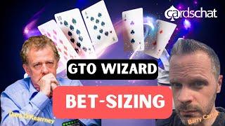 GTO Wizard Part 1:  Bet Sizing | Dara O'Kearney & Barry Carter  @BarryDara ​