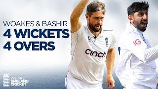  4 Wickets in 4 Overs! | Bashir & Woakes Change The Game at Trent Bridge | England v West Indies