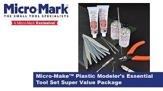 Micro Make™ Plastic Modeler's Essential Tool Set Super Value Package