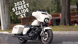 2023 Harley-Davidson Street Glide ST in WHITE SAND PEARL | Full Walkaround and Features