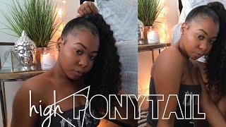 How To: Easy Sleek High Ponytail ft. Yiroo Hair | Kinzey Rae