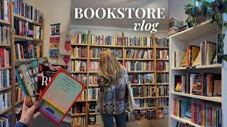 BOOKSTORE VLOG  spend the day book shopping w/ me + big book haul!!