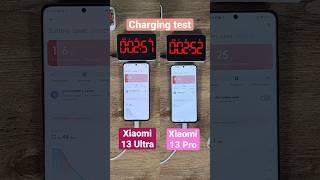 Xiaomi 13 Ultra vs 13 Pro charging test!