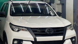 Ceramic Coating On Toyota Fortuner 4years old After Effect