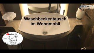 Wohnmobil- Tuning:  Waschbeckentausch