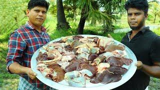 GOAT PARTS RECIPE | Cooking Mutton Special Part In My Village | Healthy Foods | Cooking Skill