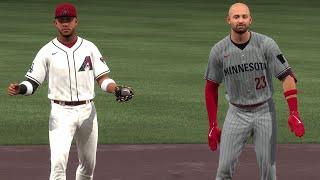 Minnesota Twins vs Arizona Diamondbacks - MLB Today 6/27 Full Game Highlights - MLB The Show 24 Sim