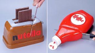 Satisfying NUTELLA & KITKAT Fondant Cake Ideas | Cake Decorating Tutorials | So Yummy