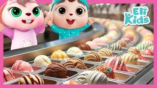 Ice Cream Factory Fun | Eli Kids Songs & Cartoons