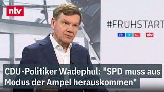 "SPD muss aus Modus der Ampel herauskommen" - CDU-Politiker Wadephul im Frühstart