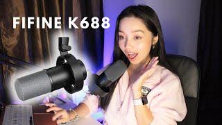 This Microphone Makes Me Look Like a Professional!  | FIFINE XLR/USB microphone K688