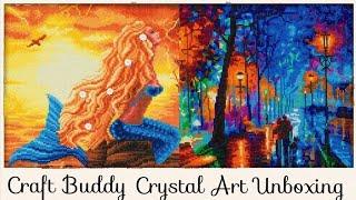 Craft Buddy Crystal Art Unboxing Beautiful Diamond Painting Kits