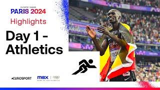 HISTORY MADE!  | Athletics Paris 2024 Day 1 Highlights | #Paris2024 #Olympics