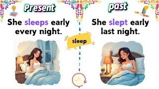 Master Simple Present & Past For Beginners | Easy English Lessons ️