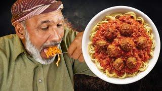 Tribal People Try Spaghetti and Meatballs For The First Time