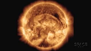 Gigantic Solar Filament Eruption May Be Earth-Directed | Video